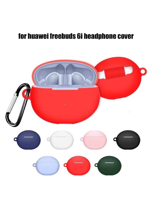 فكرة حافظة سيليكون Fekra متوافقة مع Huawei FreeBuds 6i / Freebuds 5i غطاء واقي من السيليكون نموذج زر وحدة ألعاب ثلاثية الأبعاد حافظة مقاومة للصدمات مع سلسلة مفاتيح Huawei FreeBuds 6i /5i - Image 3